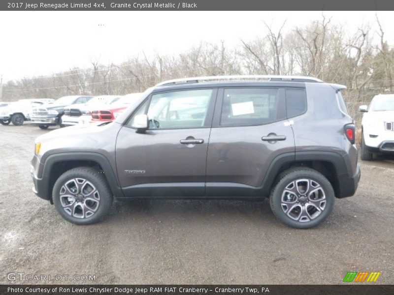 Granite Crystal Metallic / Black 2017 Jeep Renegade Limited 4x4