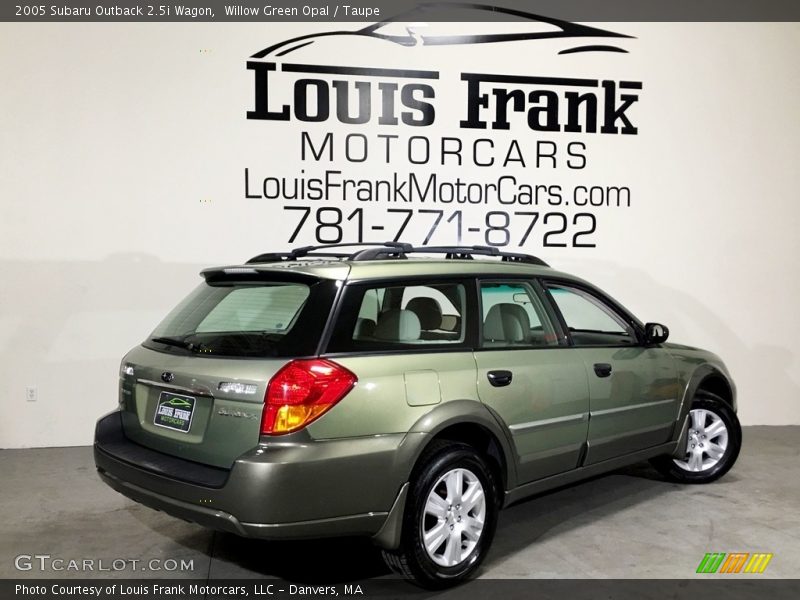 Willow Green Opal / Taupe 2005 Subaru Outback 2.5i Wagon