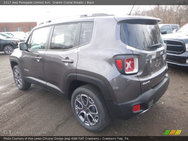 Granite Crystal Metallic / Black 2017 Jeep Renegade Limited 4x4