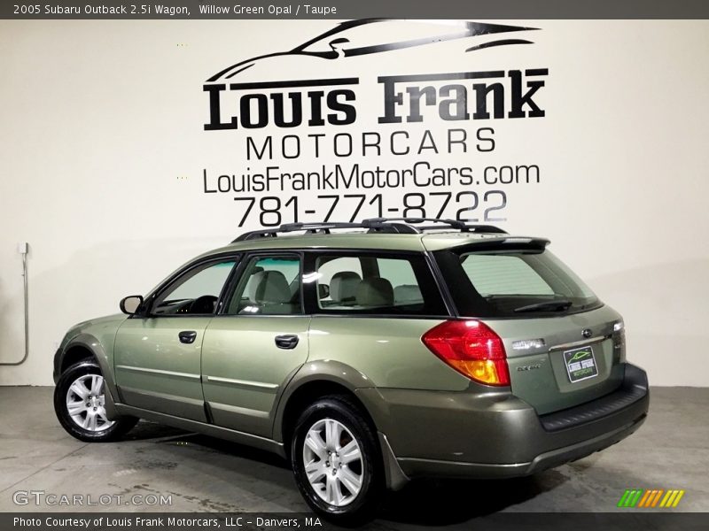 Willow Green Opal / Taupe 2005 Subaru Outback 2.5i Wagon