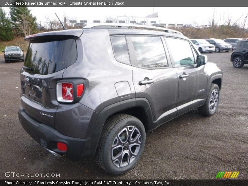 Granite Crystal Metallic / Black 2017 Jeep Renegade Limited 4x4