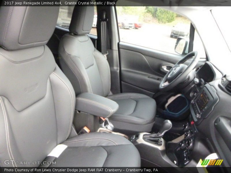 Granite Crystal Metallic / Black 2017 Jeep Renegade Limited 4x4
