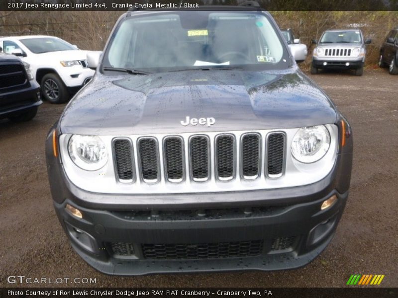 Granite Crystal Metallic / Black 2017 Jeep Renegade Limited 4x4