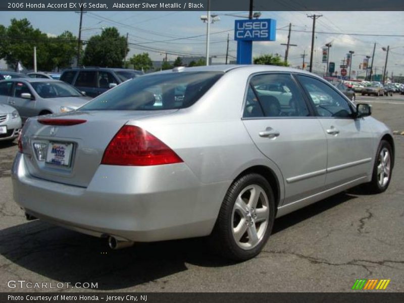 Alabaster Silver Metallic / Black 2006 Honda Accord EX V6 Sedan