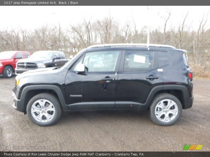 Black / Black 2017 Jeep Renegade Limited 4x4