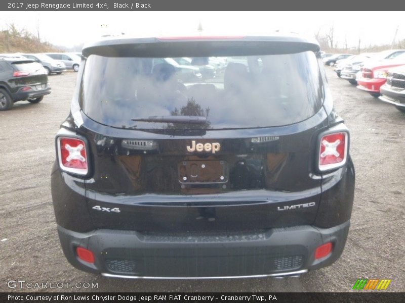 Black / Black 2017 Jeep Renegade Limited 4x4