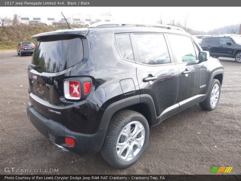 Black / Black 2017 Jeep Renegade Limited 4x4