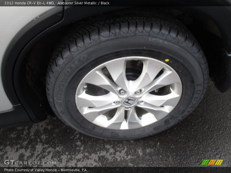 Alabaster Silver Metallic / Black 2012 Honda CR-V EX-L 4WD