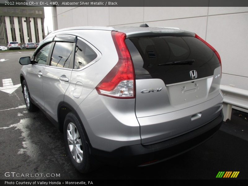 Alabaster Silver Metallic / Black 2012 Honda CR-V EX-L 4WD