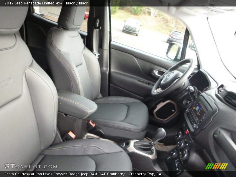 Black / Black 2017 Jeep Renegade Limited 4x4