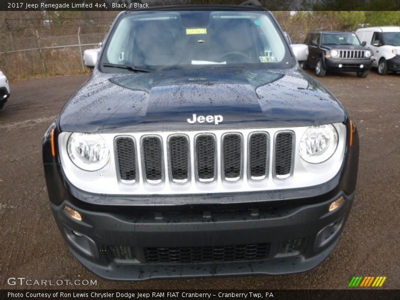 Black / Black 2017 Jeep Renegade Limited 4x4