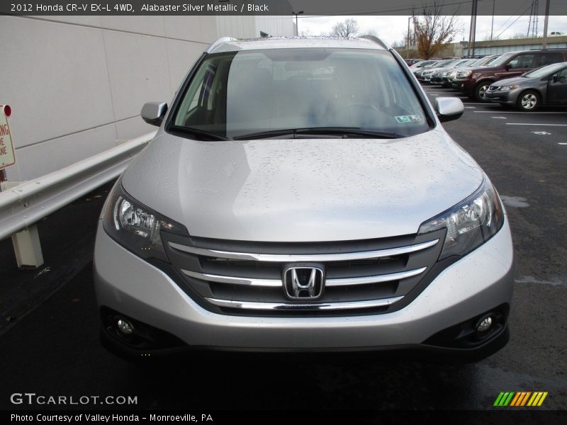 Alabaster Silver Metallic / Black 2012 Honda CR-V EX-L 4WD