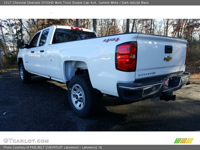 Summit White / Dark Ash/Jet Black 2017 Chevrolet Silverado 3500HD Work Truck Double Cab 4x4