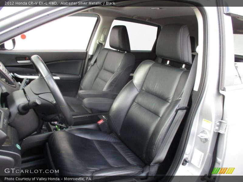Alabaster Silver Metallic / Black 2012 Honda CR-V EX-L 4WD