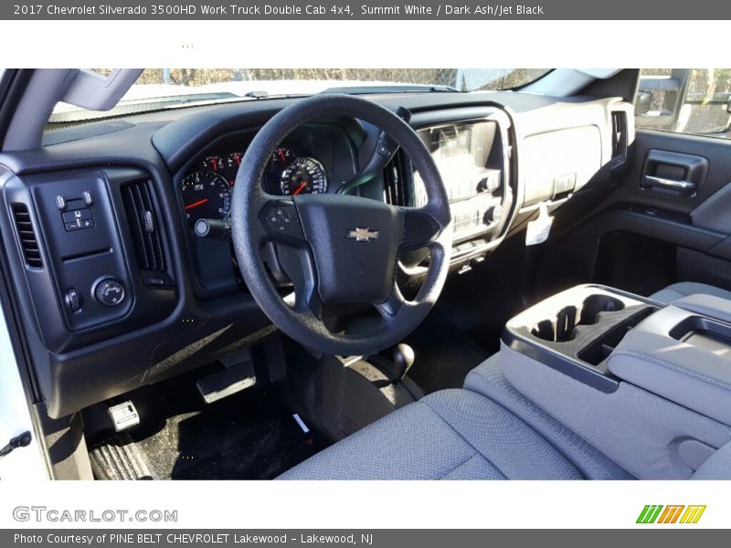 Summit White / Dark Ash/Jet Black 2017 Chevrolet Silverado 3500HD Work Truck Double Cab 4x4