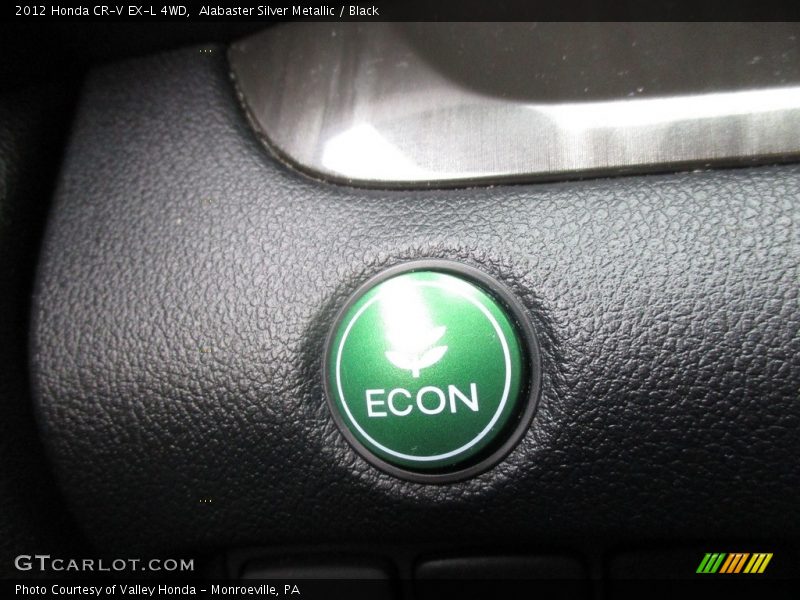 Alabaster Silver Metallic / Black 2012 Honda CR-V EX-L 4WD