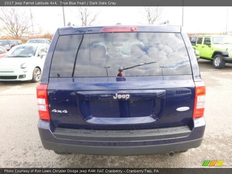 True Blue Pearl / Dark Slate Gray 2017 Jeep Patriot Latitude 4x4