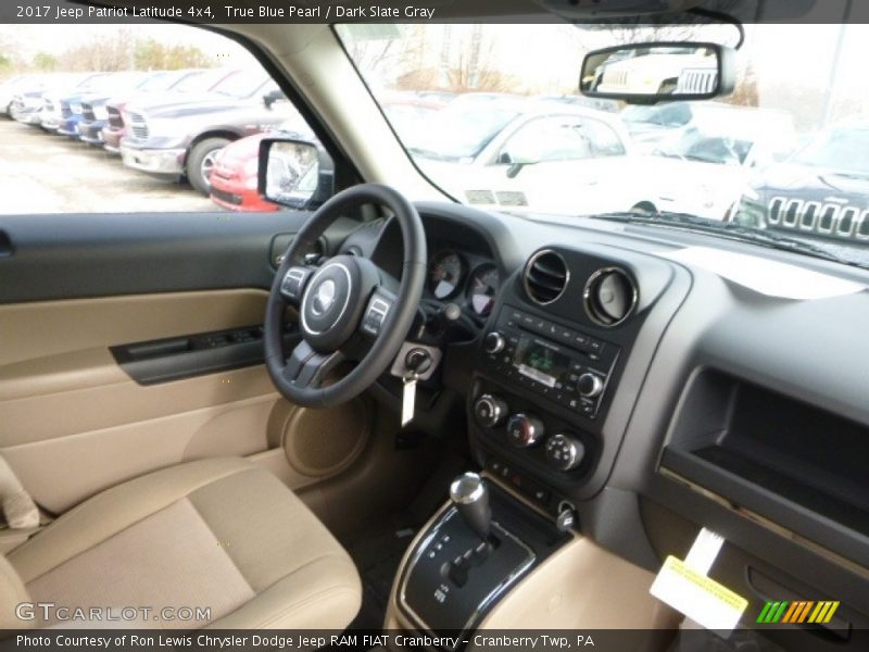 True Blue Pearl / Dark Slate Gray 2017 Jeep Patriot Latitude 4x4