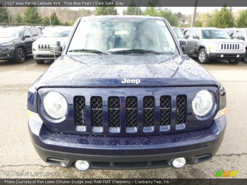 True Blue Pearl / Dark Slate Gray 2017 Jeep Patriot Latitude 4x4