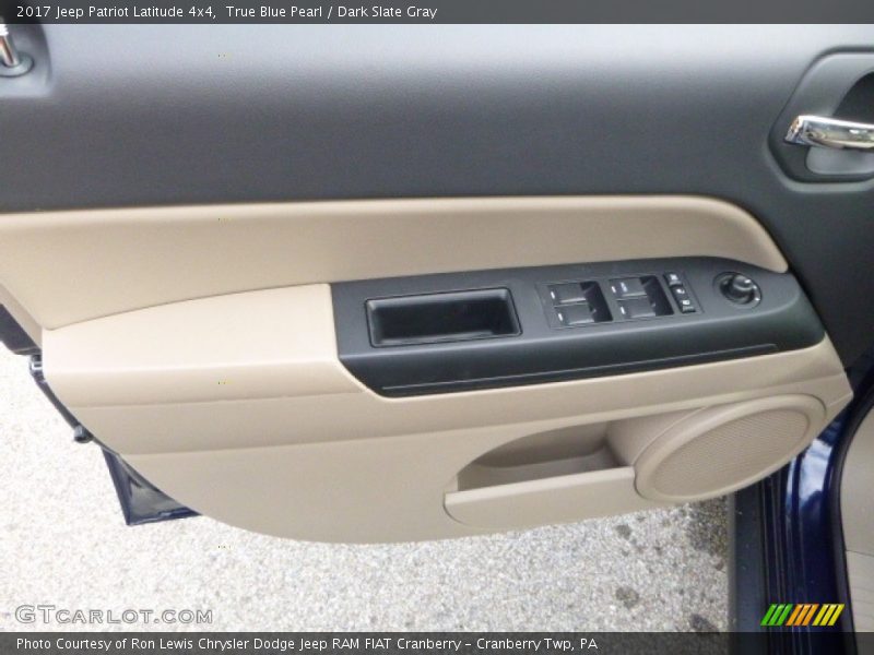True Blue Pearl / Dark Slate Gray 2017 Jeep Patriot Latitude 4x4