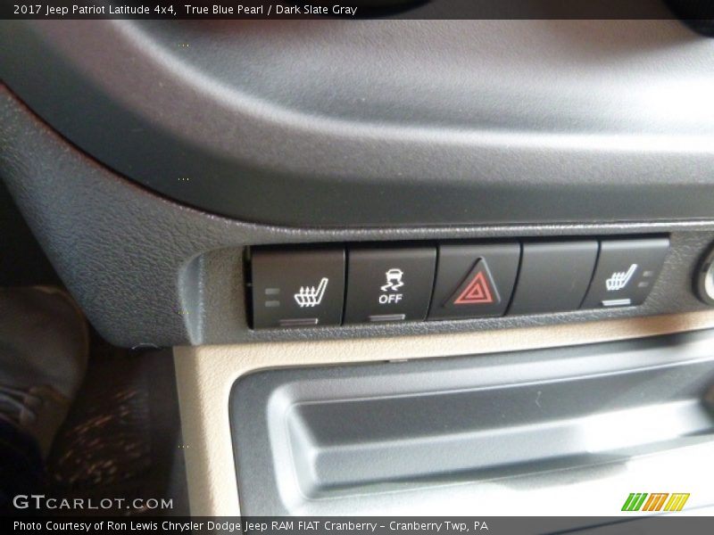 True Blue Pearl / Dark Slate Gray 2017 Jeep Patriot Latitude 4x4