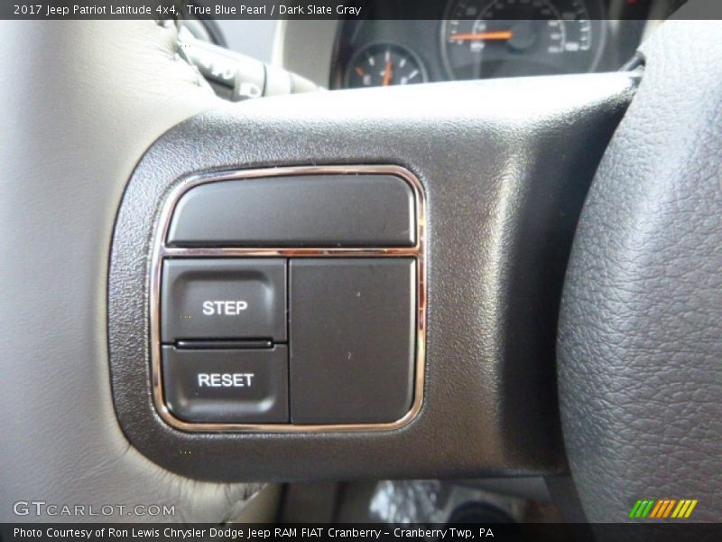 True Blue Pearl / Dark Slate Gray 2017 Jeep Patriot Latitude 4x4