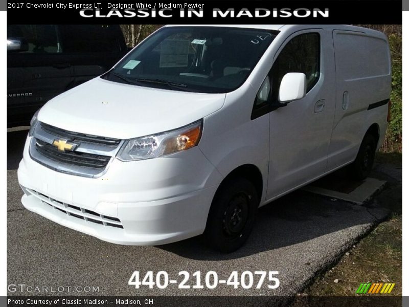 Designer White / Medium Pewter 2017 Chevrolet City Express LT