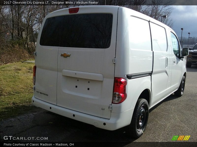 Designer White / Medium Pewter 2017 Chevrolet City Express LT