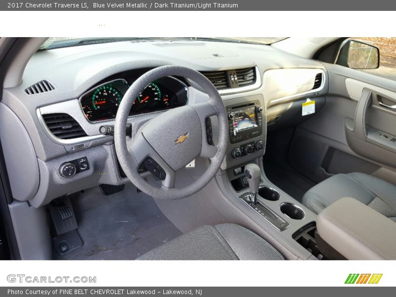 Blue Velvet Metallic / Dark Titanium/Light Titanium 2017 Chevrolet Traverse LS