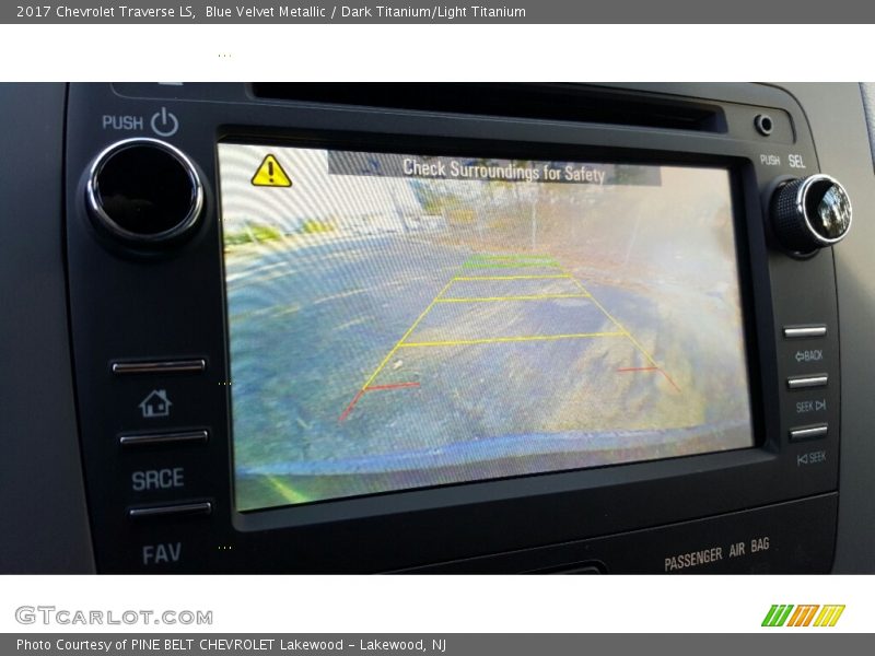 Blue Velvet Metallic / Dark Titanium/Light Titanium 2017 Chevrolet Traverse LS