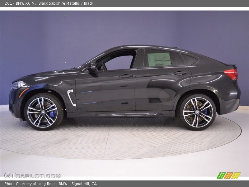  2017 X6 M  Black Sapphire Metallic