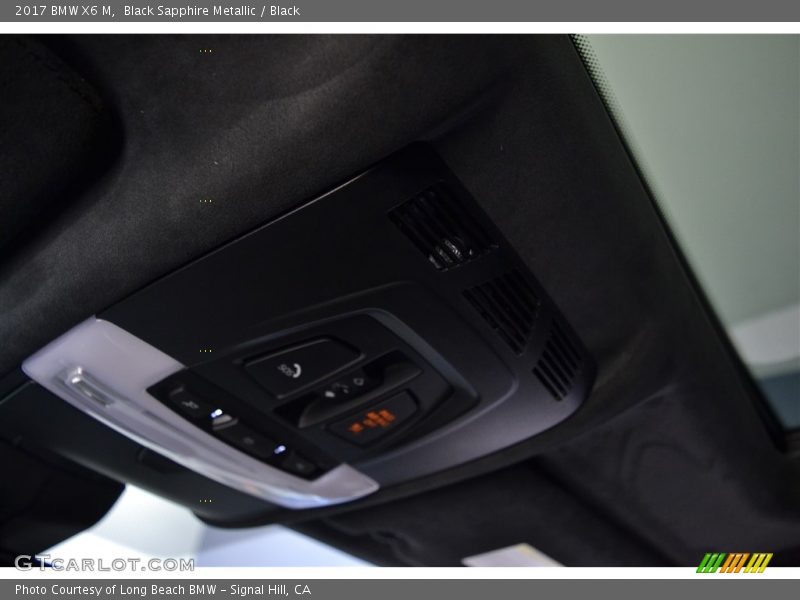 Black Sapphire Metallic / Black 2017 BMW X6 M