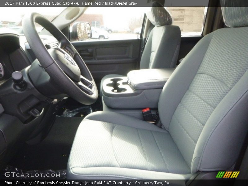Flame Red / Black/Diesel Gray 2017 Ram 1500 Express Quad Cab 4x4