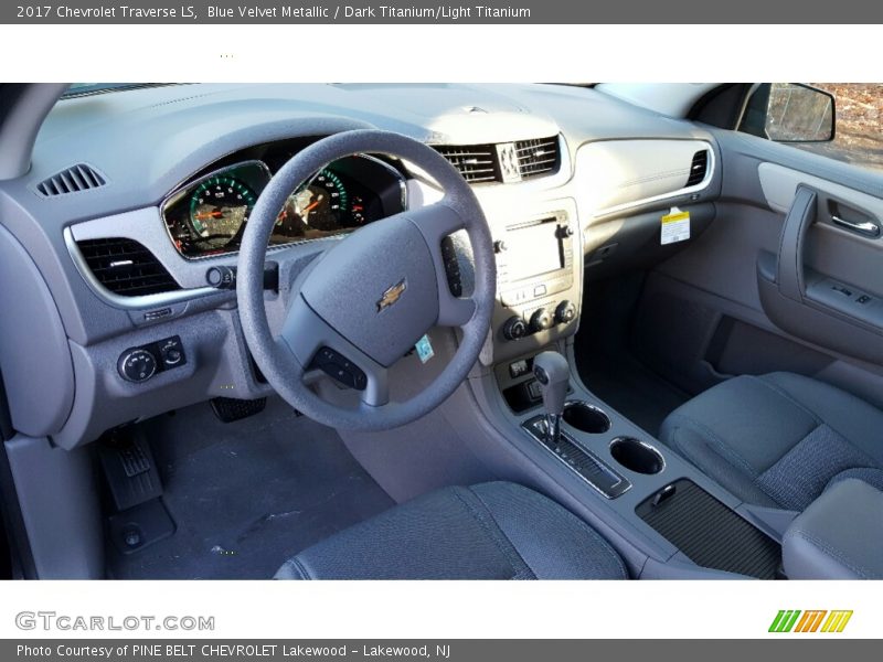 Blue Velvet Metallic / Dark Titanium/Light Titanium 2017 Chevrolet Traverse LS