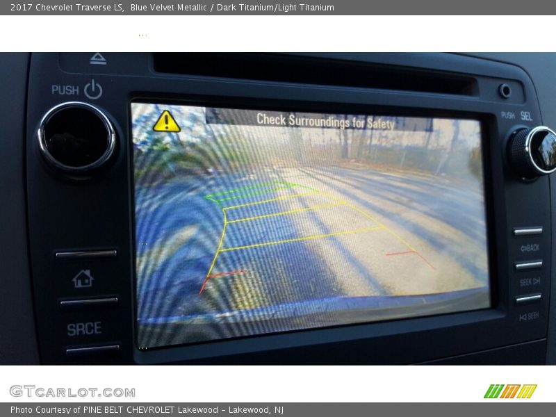 Blue Velvet Metallic / Dark Titanium/Light Titanium 2017 Chevrolet Traverse LS