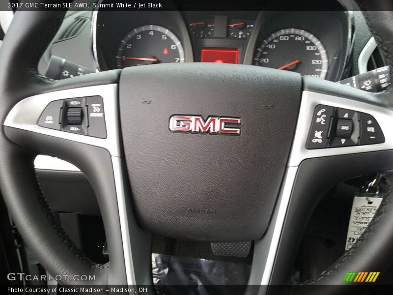 Summit White / Jet Black 2017 GMC Terrain SLE AWD