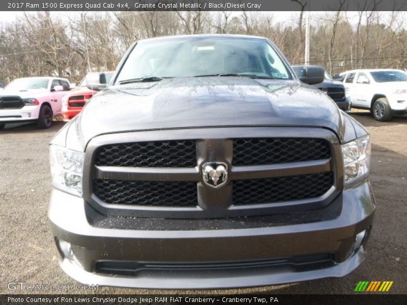 Granite Crystal Metallic / Black/Diesel Gray 2017 Ram 1500 Express Quad Cab 4x4