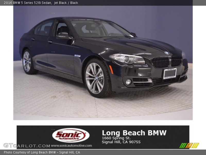 Jet Black / Black 2016 BMW 5 Series 528i Sedan