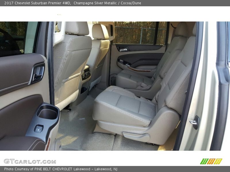 Champagne Silver Metallic / Cocoa/Dune 2017 Chevrolet Suburban Premier 4WD