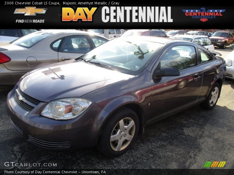 Majestic Amethyst Metallic / Gray 2006 Chevrolet Cobalt LS Coupe