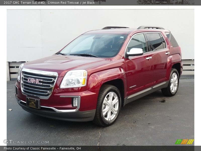 Crimson Red Tintcoat / Jet Black 2017 GMC Terrain SLE AWD