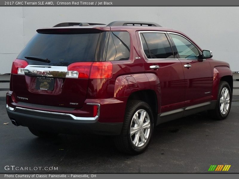 Crimson Red Tintcoat / Jet Black 2017 GMC Terrain SLE AWD