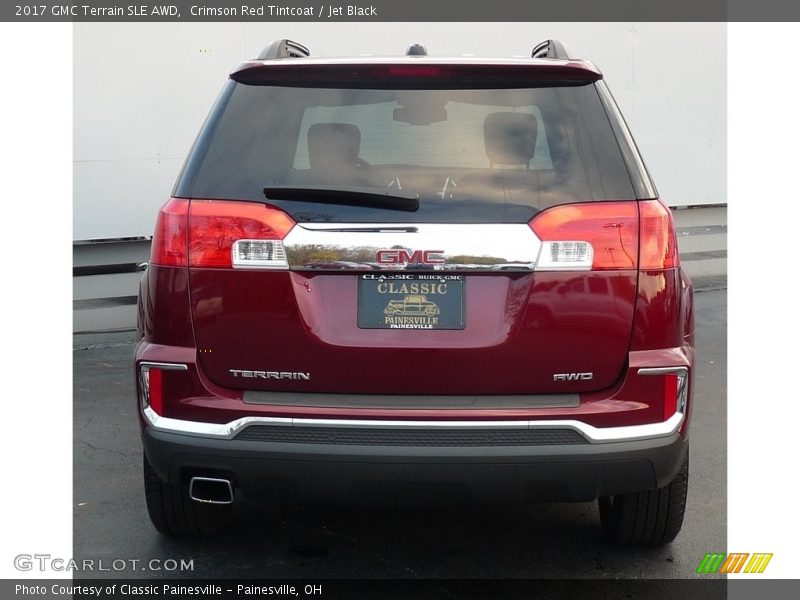 Crimson Red Tintcoat / Jet Black 2017 GMC Terrain SLE AWD