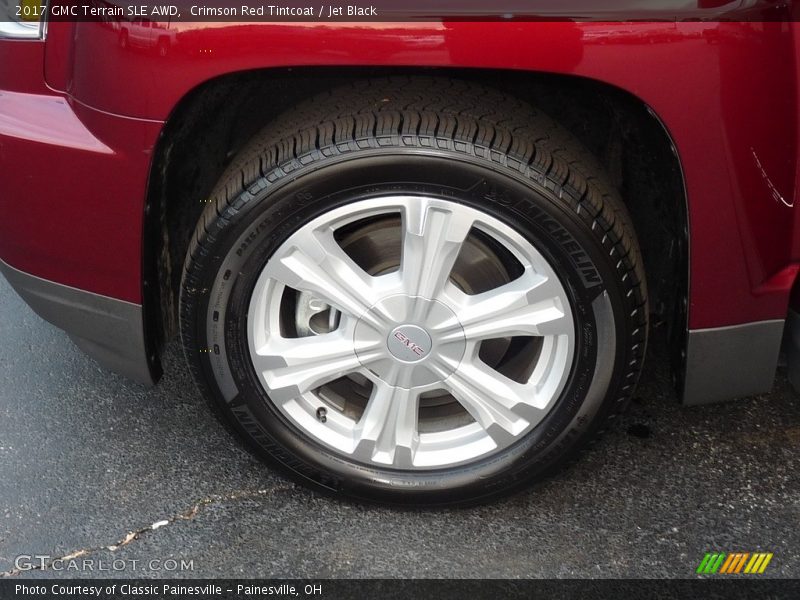 Crimson Red Tintcoat / Jet Black 2017 GMC Terrain SLE AWD