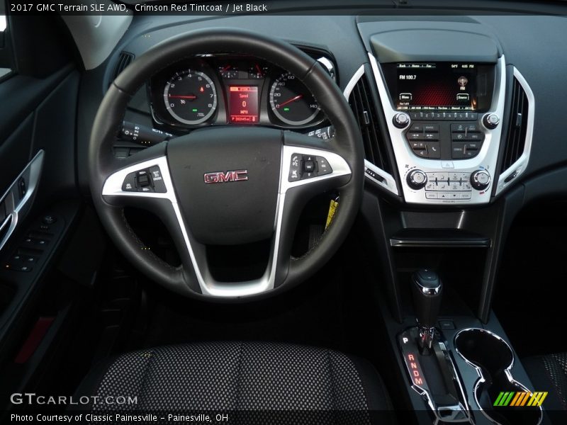 Crimson Red Tintcoat / Jet Black 2017 GMC Terrain SLE AWD