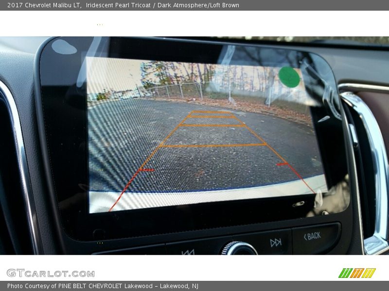 Iridescent Pearl Tricoat / Dark Atmosphere/Loft Brown 2017 Chevrolet Malibu LT