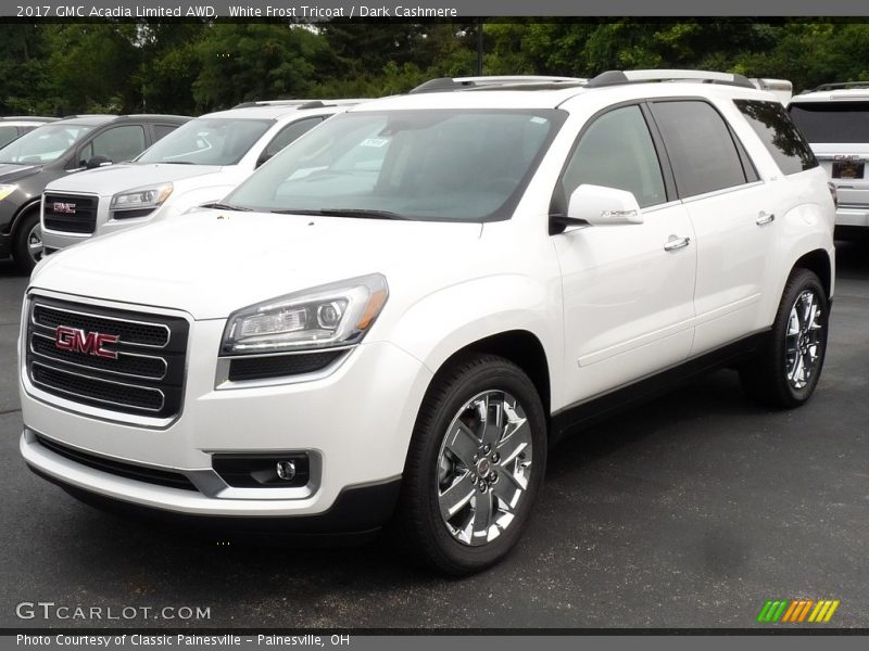 White Frost Tricoat / Dark Cashmere 2017 GMC Acadia Limited AWD