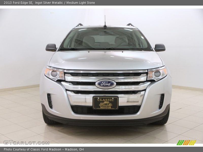 Ingot Silver Metallic / Medium Light Stone 2013 Ford Edge SE