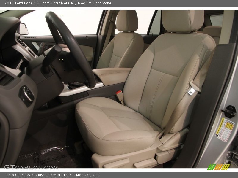 Ingot Silver Metallic / Medium Light Stone 2013 Ford Edge SE