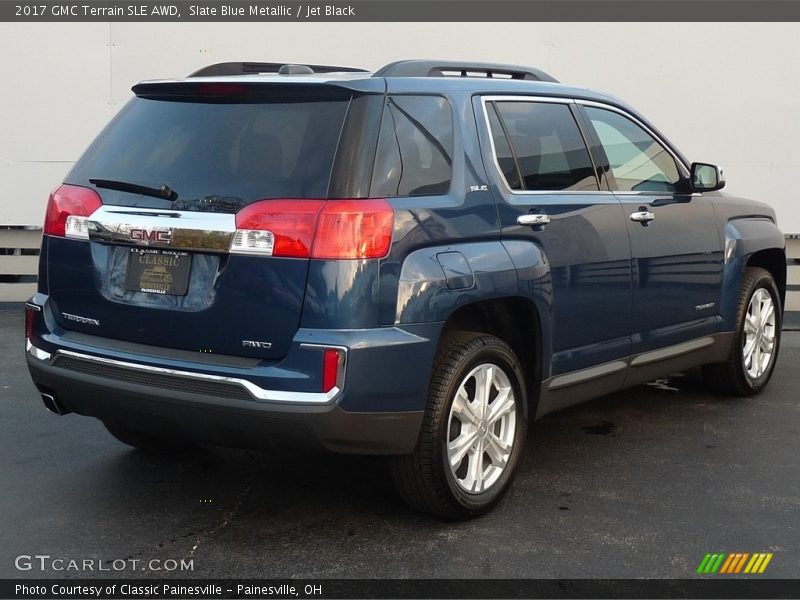 Slate Blue Metallic / Jet Black 2017 GMC Terrain SLE AWD